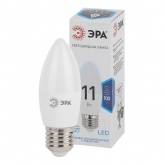 Лампа светодиодная свеча ЭРА LED B35 11W 840 4000K 220V E27 холодный свет