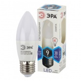 Лампа светодиодная свеча ЭРА LED B35 9W 840 4000K 220V E27 холодный свет