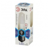 Лампа светодиодная свеча ЭРА LED B35 9W 840 4000K 220V E27 холодный свет