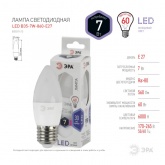 Лампа светодиодная свеча ЭРА LED B35 7W 860 6000K 220V E27 дневной свет