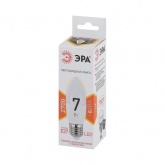 Лампа светодиодная свеча ЭРА LED B35 7W 827 2700K 220V E27 теплый свет