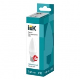 Лампа светодиодная свеча ИЭК ECO C35 7Вт 220В 4000K E27 холодный свет