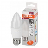 Лампа светодиодная свеча Osram Value LVCLB60 7SW/865 6500K 220V E27 FR 105x38mm дневной свет