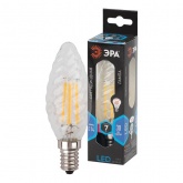 Лампа филаментная светодиодная свеча ЭРА витая F-LED BTW 7W 840 4000K E14 прозрачная