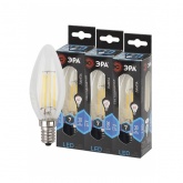 Лампа филаментная светодиодная свеча ЭРА F-LED B35 7W 840 4000K E14 прозрачная