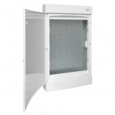 Щит навесной слаботочный EKF Unix, 4 габарит увеличенный белая дверь IP41 (электрический шкаф)