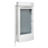 Щит навесной слаботочный EKF Unix, 4 габарит белая дверь IP41 (электрический шкаф)