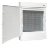 Щит навесной слаботочный EKF Unix, 3 габарит увеличенный белая дверь IP41 (электрический шкаф)