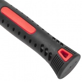 Киянка резиновая Kranz 450г, черно-белая резина, фибергласовая рукоятка