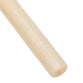 Киянка резиновая Kranz 910г черная резина, деревянная рукоятка