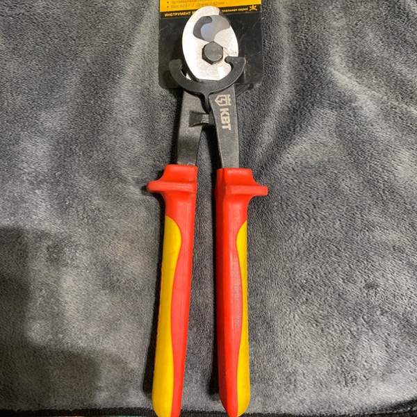 Кабелерезы усиленные изолированные, длиной 240 мм, серия ПРОФИ