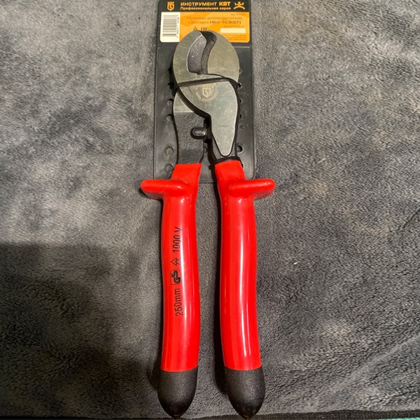 Ножницы диэлектрические для резки проводов НКи-16 КВТ