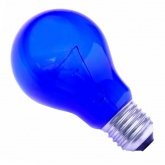 Лампа Минина LightBest LBH 60W 220V E27 синяя колба, длина волны 780-1000Nm, физиотерапия