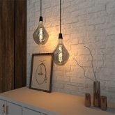 Лампа Gauss Filament SD160 8W 2400К 300lm Е27 gray flexible LED