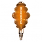 Лампа филаментная светодиодная Gauss Honeycomb 8W 2700K 380Lm E27 серый спираль