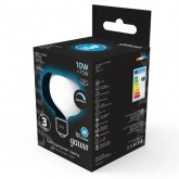 Лампа филаментная светодиодная Gauss А190 10W 4100K E27 890Lm молочный диммируемая