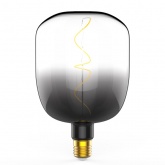 Лампа филаментная светодиодная Gauss V140 5W 1800K E27 200Lm black-clear flexible