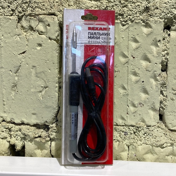 Паяльник Мини 12 В (без блока питания), мощностью 8 Ватт