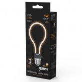 Лампа филаментная светодиодная Gauss Artline А72 4W 2700K E27 330Lm молочный