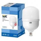 Лампа светодиодная ИЭК HP 65W 6500K 230V E40 161x276mm