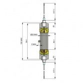 Лампа ультрафиолетовая металлогалогенная Dr. Fischer HPM 12 460W 120V L98x22mm кабель 315/315mm