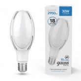 Лампа светодиодная Gauss LED Basic BT100 30W 6500K 180-240V E40 2950lm