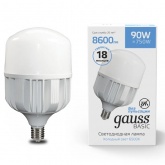 Лампа светодиодная LED Basic T160 90W 6500K 180-240V E40 8600lm Gauss