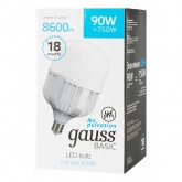 Лампа светодиодная LED Basic T160 90W 6500K 180-240V E40 8600lm Gauss