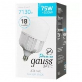 Лампа светодиодная LED Basic T140 75W 6500K 180-240V E40 7130lm Gauss