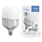 Лампа светодиодная LED Basic T140 75W 6500K 180-240V E40 7130lm Gauss