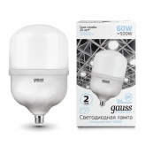 Лампа светодиодная Gauss LED Elementary T160 60W 6500K 180-240V E27 5600lm