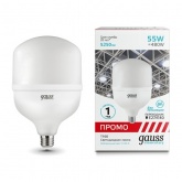 Лампа светодиодная Gauss LED Elementary T160 55W 4000K 180-240V E27-E40 5250lm Promo