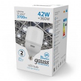 Лампа светодиодная Gauss LED Elementary T120 42W 6500K 180-240V E27 3700lm