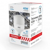 Лампа светодиодная Gauss LED Elementary T120 40W 6500K 180-240V E27-E40 3150lm Promo