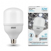 Лампа светодиодная Gauss LED Elementary T100 32W 4000K 180-240V E27 2600lm