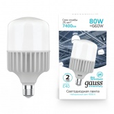 Лампа светодиодная Gauss LED Elementary T140 80W 4000K 180-240V E40 6400lm