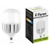 Лампа светодиодная Feron LED LB-65 60W 4000K 175-265V E27-E40 5700Lm белый свет