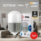 Лампа светодиодная ЭРА LED POWER T160 100W 4000K E27-E40 728250