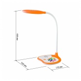 Настольный светодиодный светильник ЭРА NLED-433-6W-OR оранжевый Фиксики с сенсорным управлением