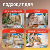 Настольный светодиодный светильник ЭРА NLED-433-6W-BU синий Фиксики с сенсорным управлением