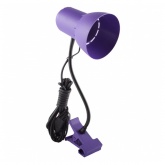 Светильник настольный Надежда-ПШ НДБ37-40-017 под лампу ЛОН/LED max 40W 220V Е27 на стойке, фиалка