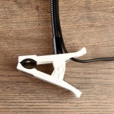 Светильник настольный Надежда-ПШ НДБ37-40-017 под лампу ЛОН/LED max 40W 220V Е27, на стойке, белый