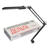 Светильник настольный Дельта ФДБ13-11-001 с лампой 11W 4000K 2G7 на металлической струбцине, черный