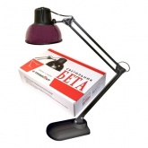 Светильник настольный Бета К+ ННБ37-60-160 под лампу ЛОН/LED max 60W 220V Е27, подставка, фиолетовый