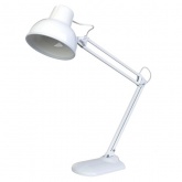 Светильник настольный Бета К+ ННБ37-60-160 под лампу ЛОН/LED, max 60W 220V Е27, на подставке, белый