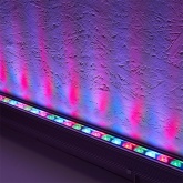 Светодиодный линейный фасадный светильник Feron LL-892 36LED 36W RGB 24V с DMX IP65 1000x40x48mm