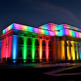 Светодиодный линейный фасадный светильник Feron LL-892 18LED 18W RGB 24V с DMX IP65 1000x40x48mm