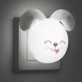 Светильник ночник Зайчик Feron FN1167 4LED 0.5W 220V белый