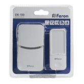 Звонок дверной Feron DB-100 Электрический 18 мелодий белый 230V