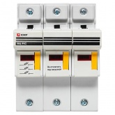 Предохранитель-разъединитель EKF для ПВЦ 10x38 3P (с индикацией)